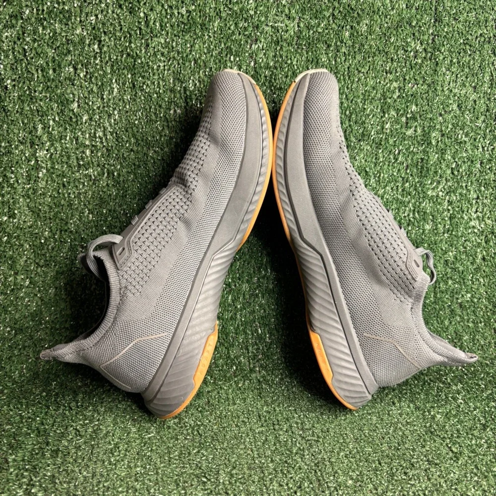 Flux Adapt Knit Barefoot Zero Drop Sole Training Sneaker Grey Mens 9 Womens 10.5